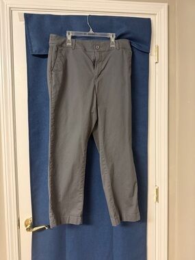 LOFT Women's Wide Leg Pants in Gray
